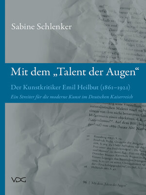 cover image of Mit dem "Talent der Augen"
